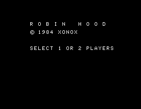 Robin Hood Title Screen